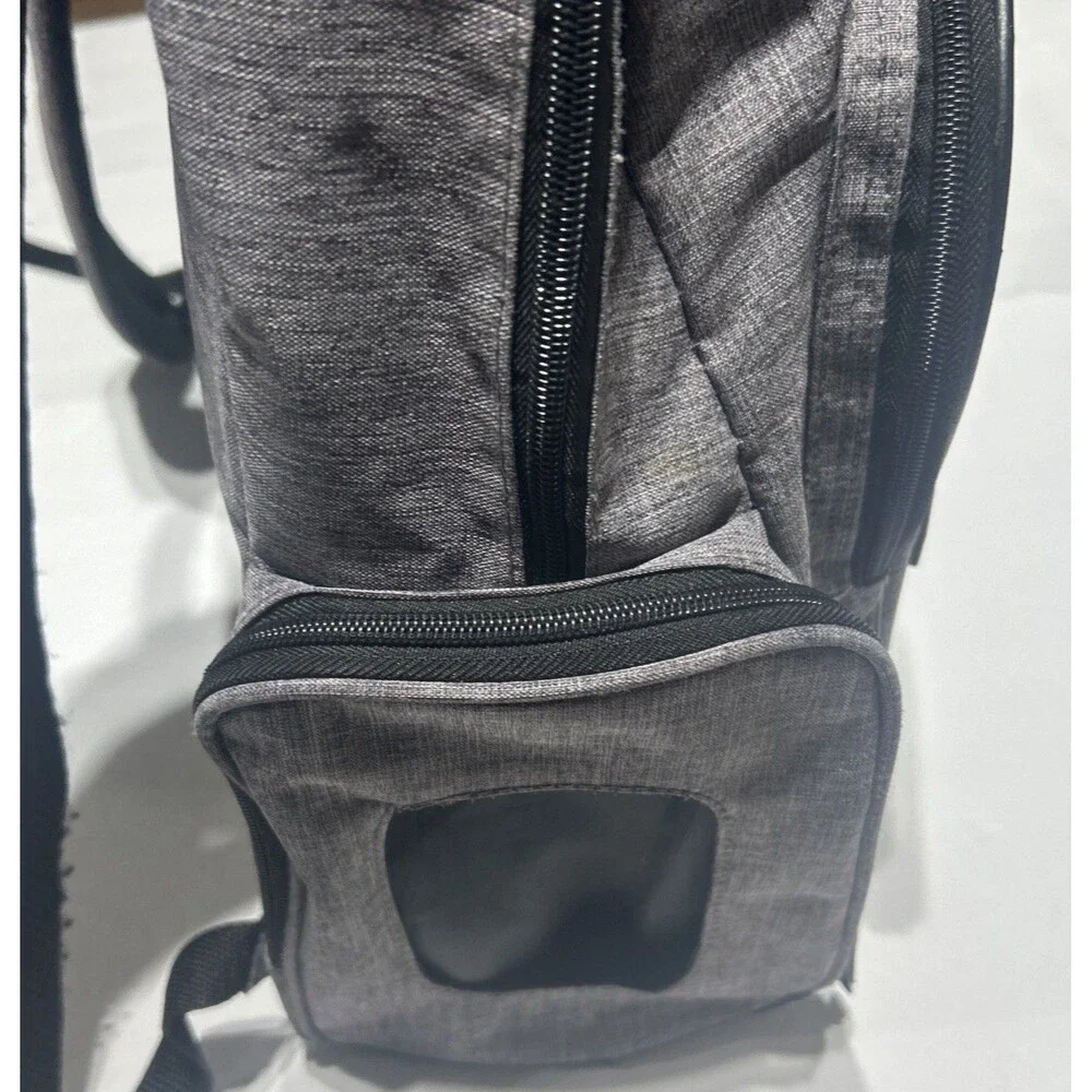 Baby Boom Gray Diaper Backpack - Multi-Pocket Travel Bag